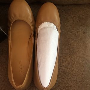 J Crew Anya Leather Ballet Flats